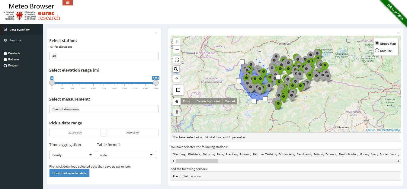 Meteo Browser South Tyrol: A Shiny App to download the meteorological ...