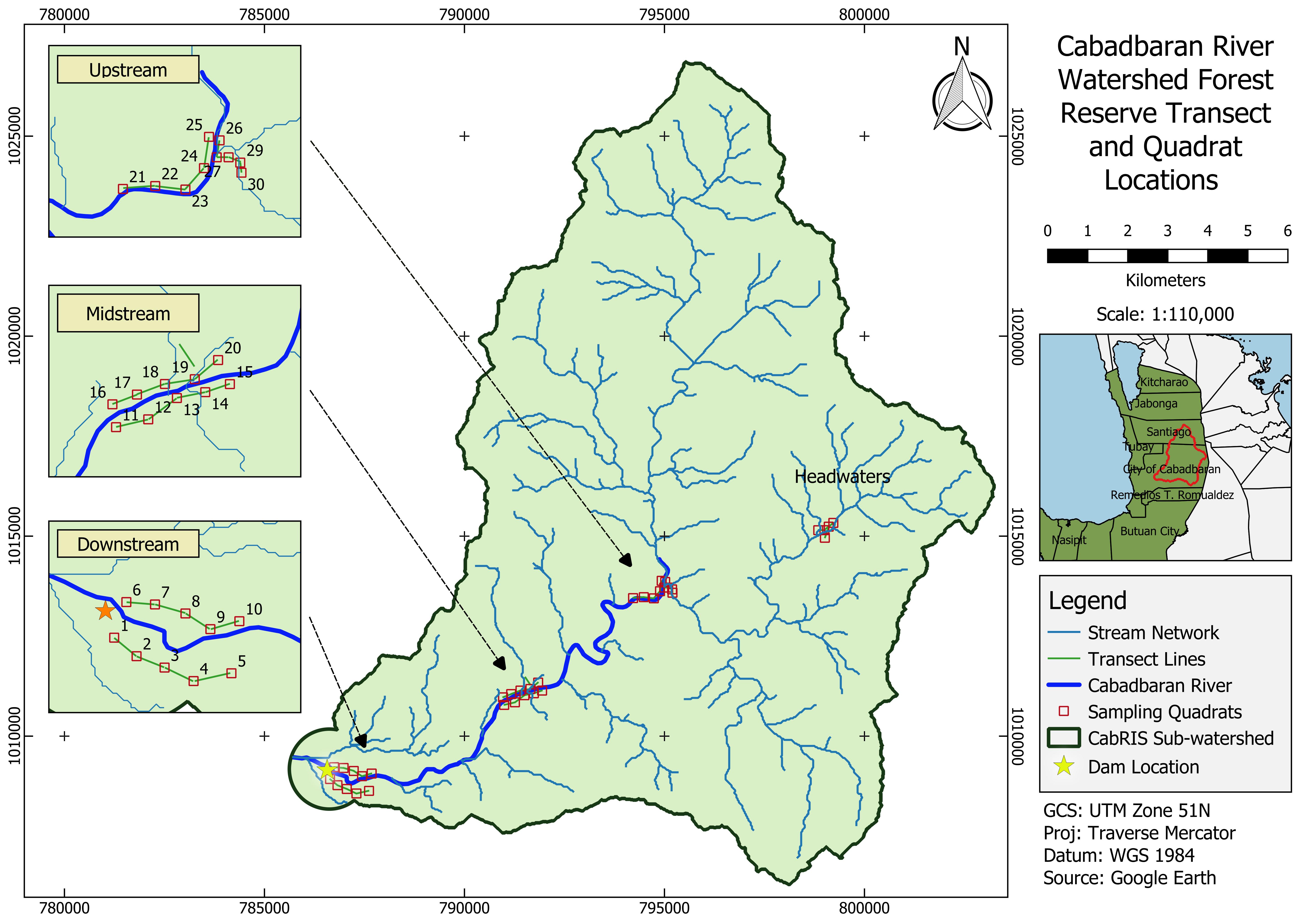 Diversity and composition of riparian vegetation across forest and agro ...